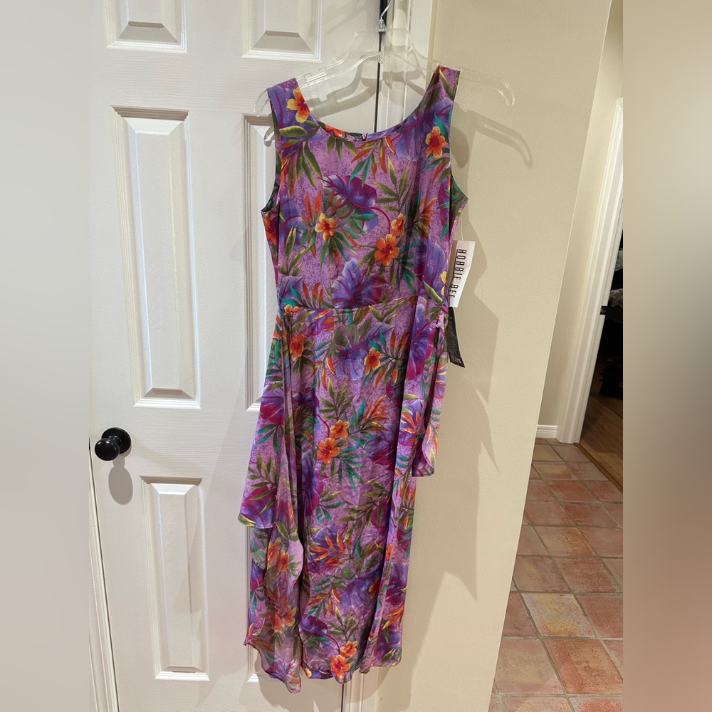 Vintage dillards 90’s Hawaiian dress maxi size 10 NWT